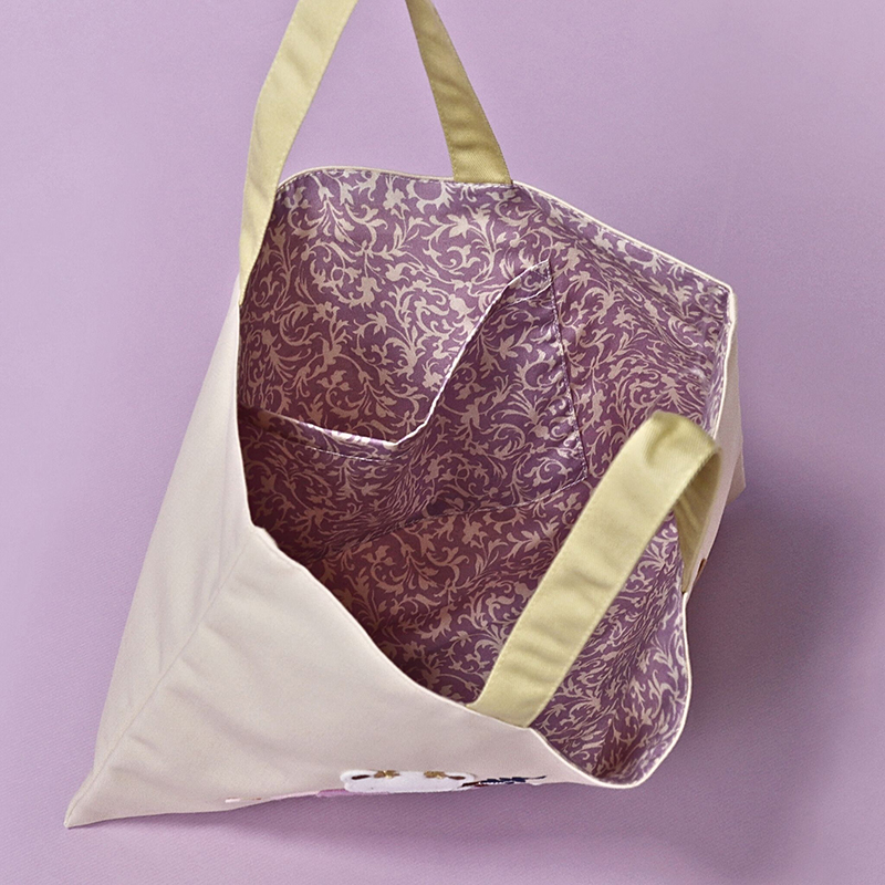 正倉院展限定デザインバッグ 内側